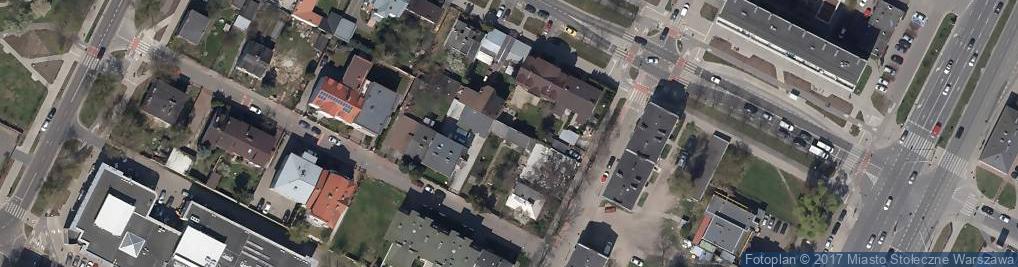 Zdjęcie satelitarne Hodowlana ul.