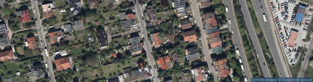 Zdjęcie satelitarne Holenderska ul.