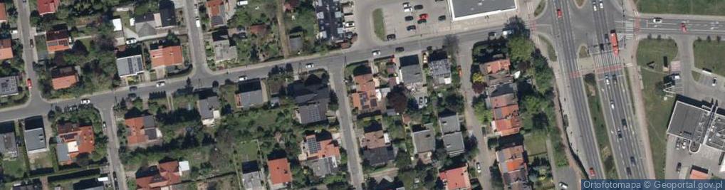 Zdjęcie satelitarne Holenderska ul.