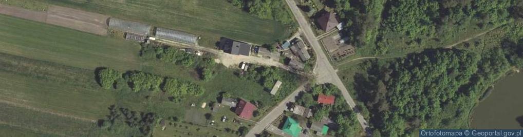 Zdjęcie satelitarne Hruszów ul.
