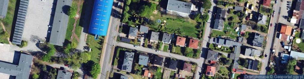 Zdjęcie satelitarne Husarska ul.