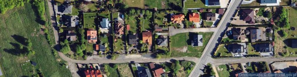 Zdjęcie satelitarne Huculska ul.