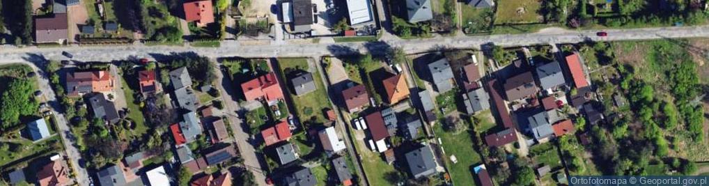 Zdjęcie satelitarne Huculska ul.
