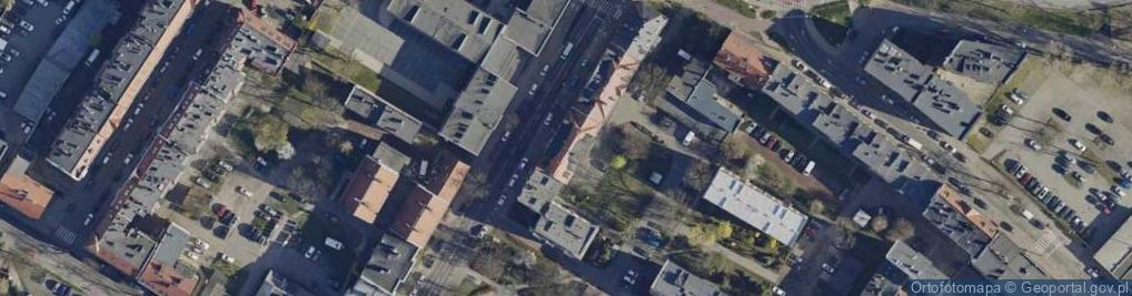 Zdjęcie satelitarne Hutnicza ul.