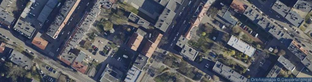 Zdjęcie satelitarne Hutnicza ul.