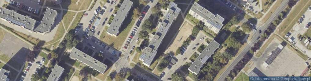 Zdjęcie satelitarne Hubala Henryka, mjr. ul.