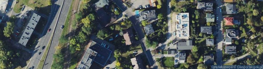 Zdjęcie satelitarne Huberta ul.