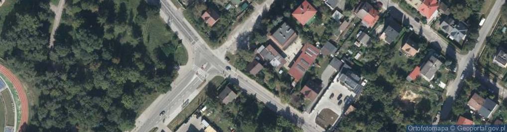 Zdjęcie satelitarne Husarska ul.