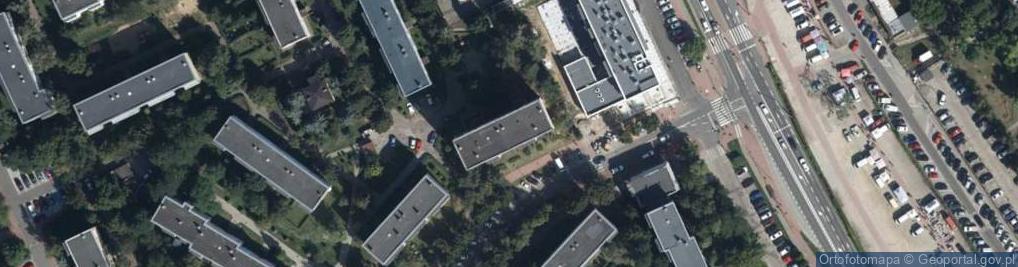Zdjęcie satelitarne Husarska ul.