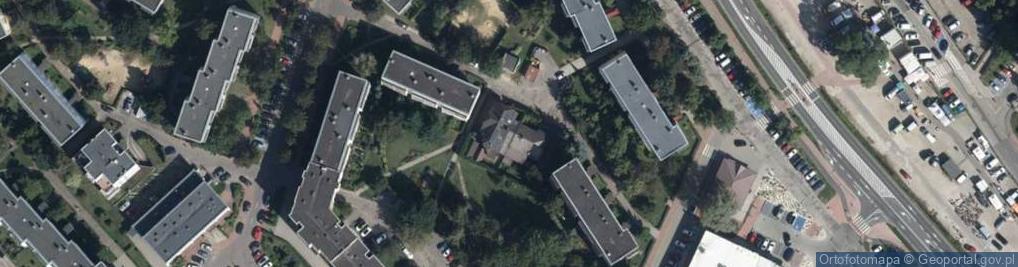 Zdjęcie satelitarne Husarska ul.
