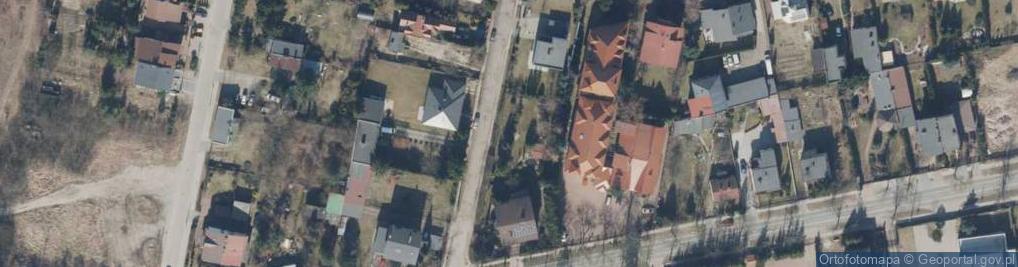 Zdjęcie satelitarne Husarska ul.