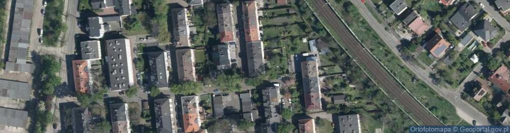 Zdjęcie satelitarne Huculska ul.