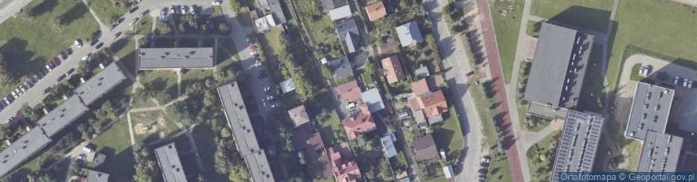 Zdjęcie satelitarne Hubalczyków ul.