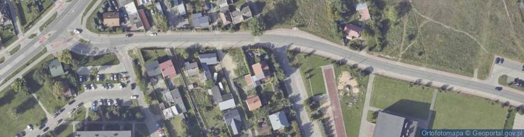 Zdjęcie satelitarne Hubalczyków ul.