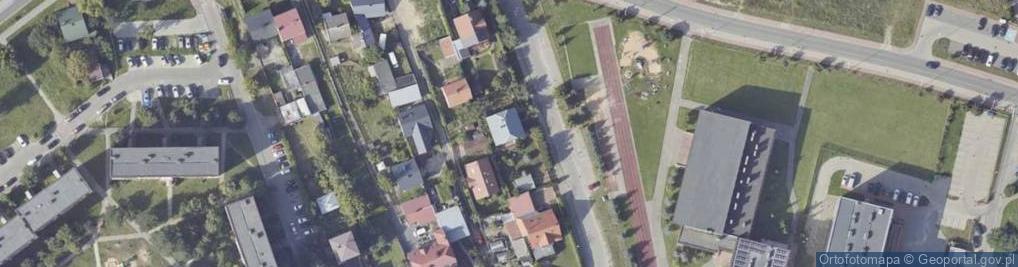 Zdjęcie satelitarne Hubalczyków ul.