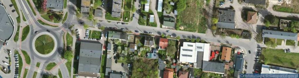 Zdjęcie satelitarne Hutnicza ul.