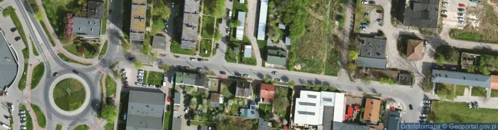 Zdjęcie satelitarne Hutnicza ul.