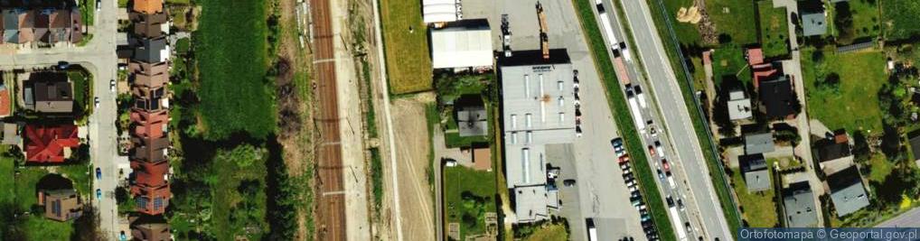 Zdjęcie satelitarne Hubalczyków ul.