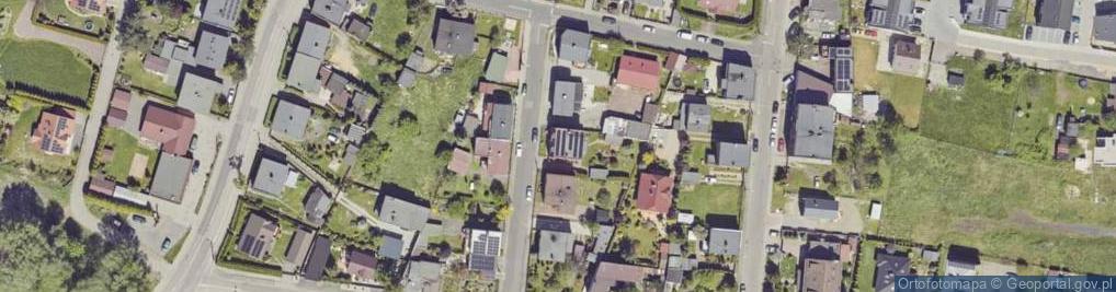 Zdjęcie satelitarne Huculska ul.