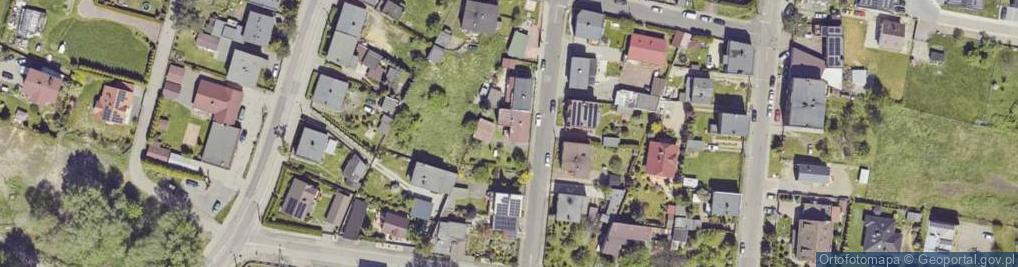 Zdjęcie satelitarne Huculska ul.