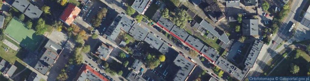 Zdjęcie satelitarne Hutnicza ul.