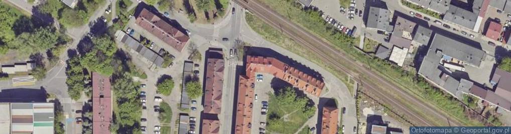 Zdjęcie satelitarne Hutnicza ul.
