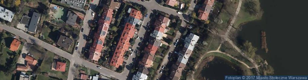 Zdjęcie satelitarne Husarska ul.
