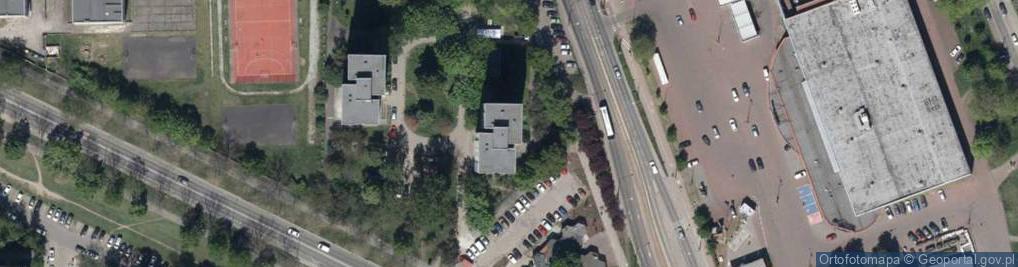 Zdjęcie satelitarne Hubska ul.