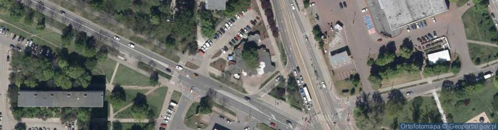 Zdjęcie satelitarne Hubska ul.