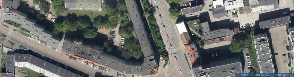 Zdjęcie satelitarne Hubska ul.