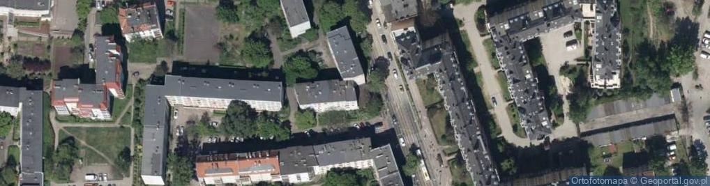 Zdjęcie satelitarne Hubska ul.