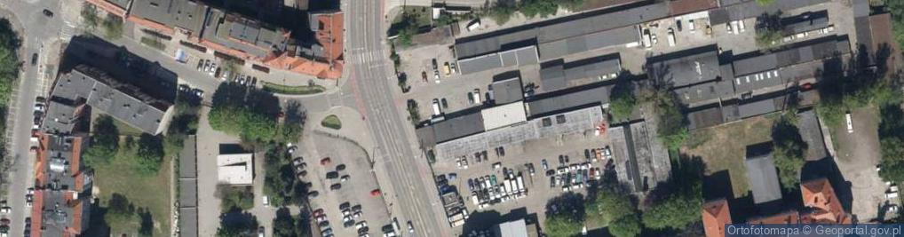Zdjęcie satelitarne Hubska ul.