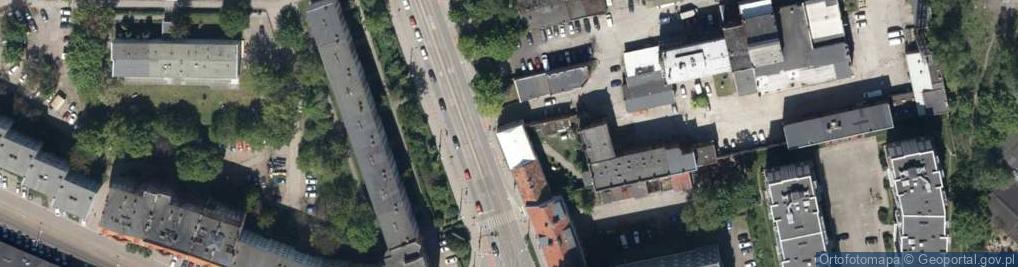 Zdjęcie satelitarne Hubska ul.