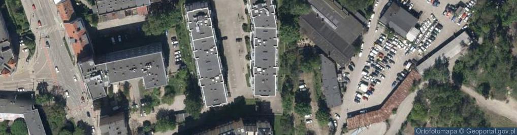 Zdjęcie satelitarne Hubska ul.