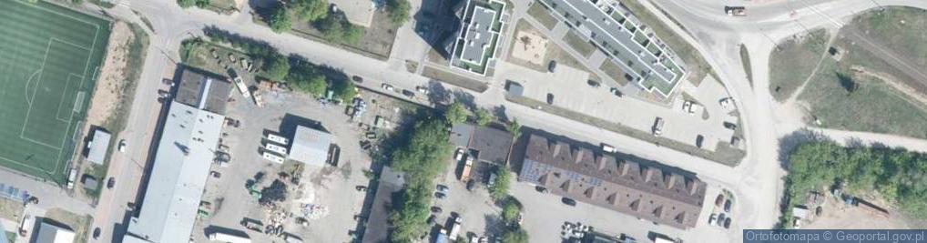 Zdjęcie satelitarne I Pułku Ułanów Krechowieckich ul.
