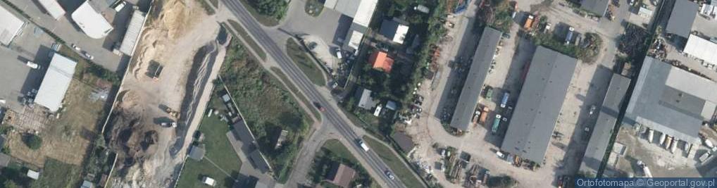 Zdjęcie satelitarne I Brygady Legionów ul.
