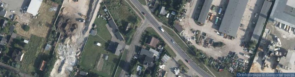 Zdjęcie satelitarne I Brygady Legionów ul.