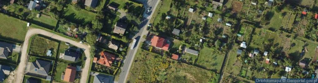 Zdjęcie satelitarne I Pułku Ułanów ul.