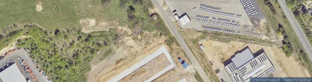 Zdjęcie satelitarne Inwestycyjna ul.