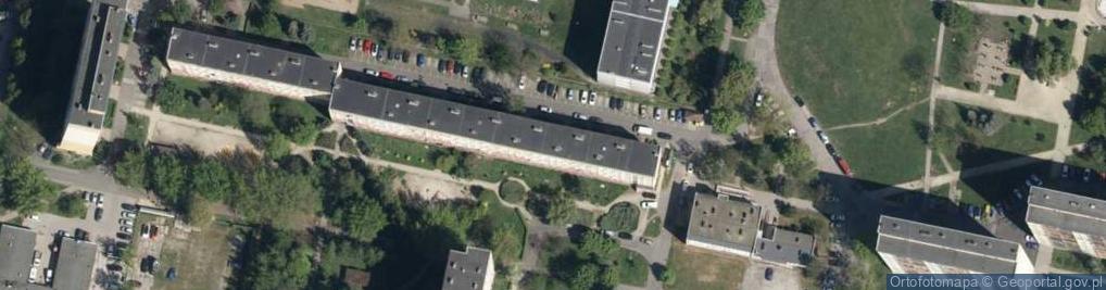 Zdjęcie satelitarne Inflancka ul.