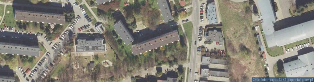 Zdjęcie satelitarne Iranka-Osmeckiego Kazimierza, płk. ul.