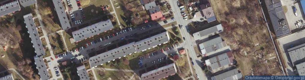Zdjęcie satelitarne Iranka-Osmeckiego Kazimierza, płk. ul.