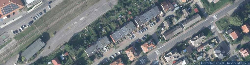 Zdjęcie satelitarne IV Pułku Piechoty ul.