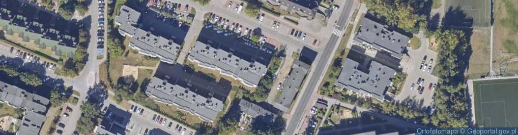 Zdjęcie satelitarne Iwanowskiej Wilhelminy ul.