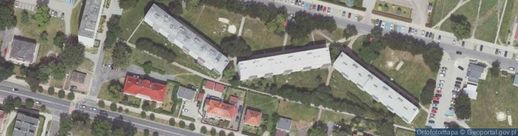 Zdjęcie satelitarne Jana Pawła II ul.