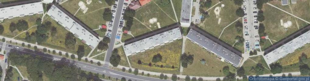 Zdjęcie satelitarne Jana Pawła II ul.