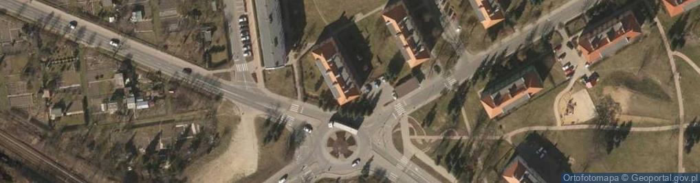 Zdjęcie satelitarne Jana Pawła II ul.