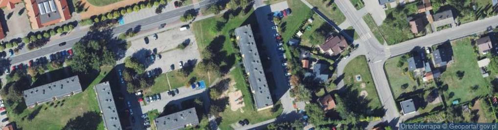 Zdjęcie satelitarne Jana Pawła II ul.