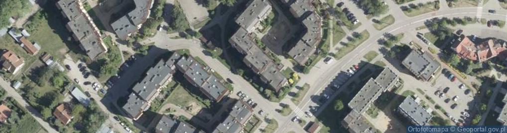 Zdjęcie satelitarne Jana Pawła II ul.