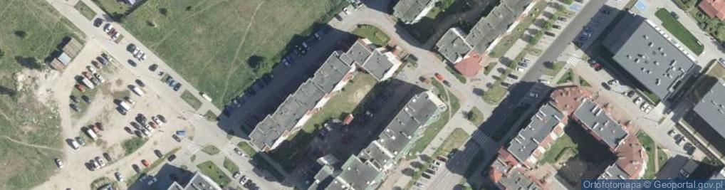 Zdjęcie satelitarne Jana Pawła II ul.
